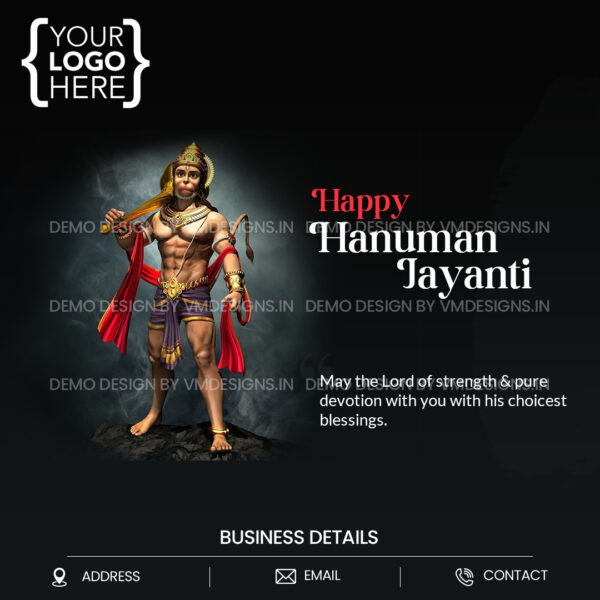 Hanuman Jayanti with God Hanuman