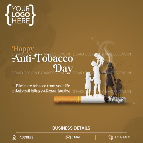 Happy Anti Tobacco Day Family